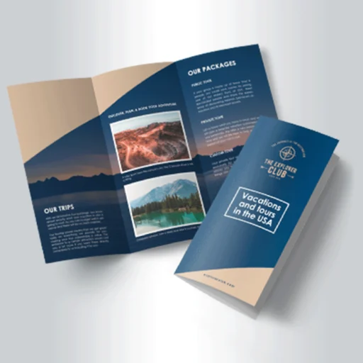 Custom Brochure Printing in Tampa — Folded Marketing for Business, Events & Promotions