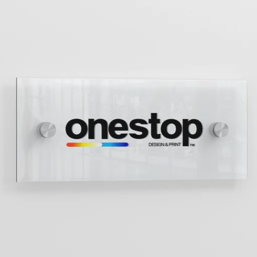 Custom Acrylic Signs Tampa | Wall-Mounted Office Branding – OneStop