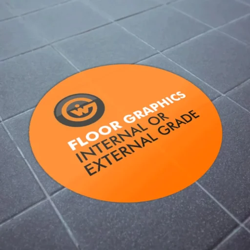 Custom Floor Decals Printing in Tampa – Durable Graphics for Business & Events