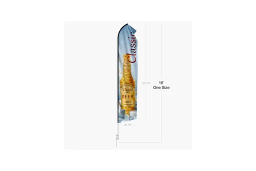 Custom Econo Feather Flags — Budget-Friendly Outdoor Advertising
