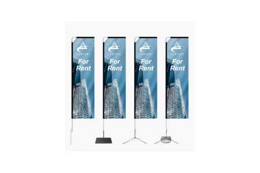 Custom Rectangle Flags — Bold & Versatile Outdoor Signage