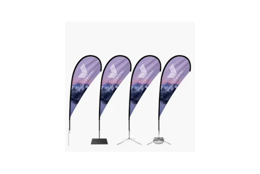 Custom Teardrop Flags — Dynamic & Eye-Catching Outdoor Signage