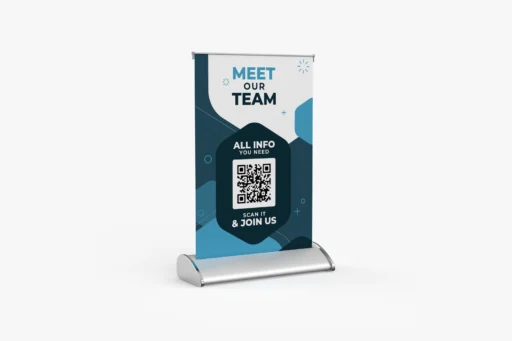 Custom Table Top Banner Stands — Compact & Professional