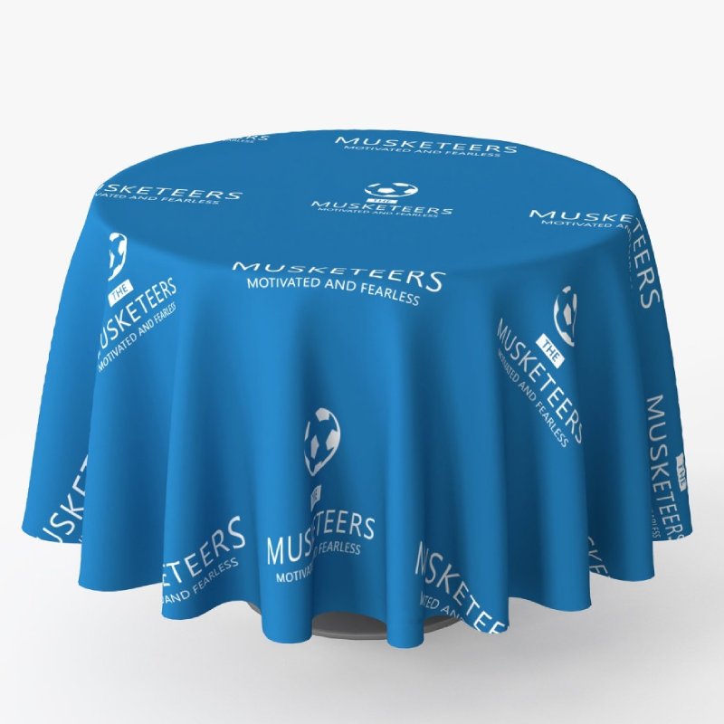 Round Table Covers Tampa | Full Color Custom Print