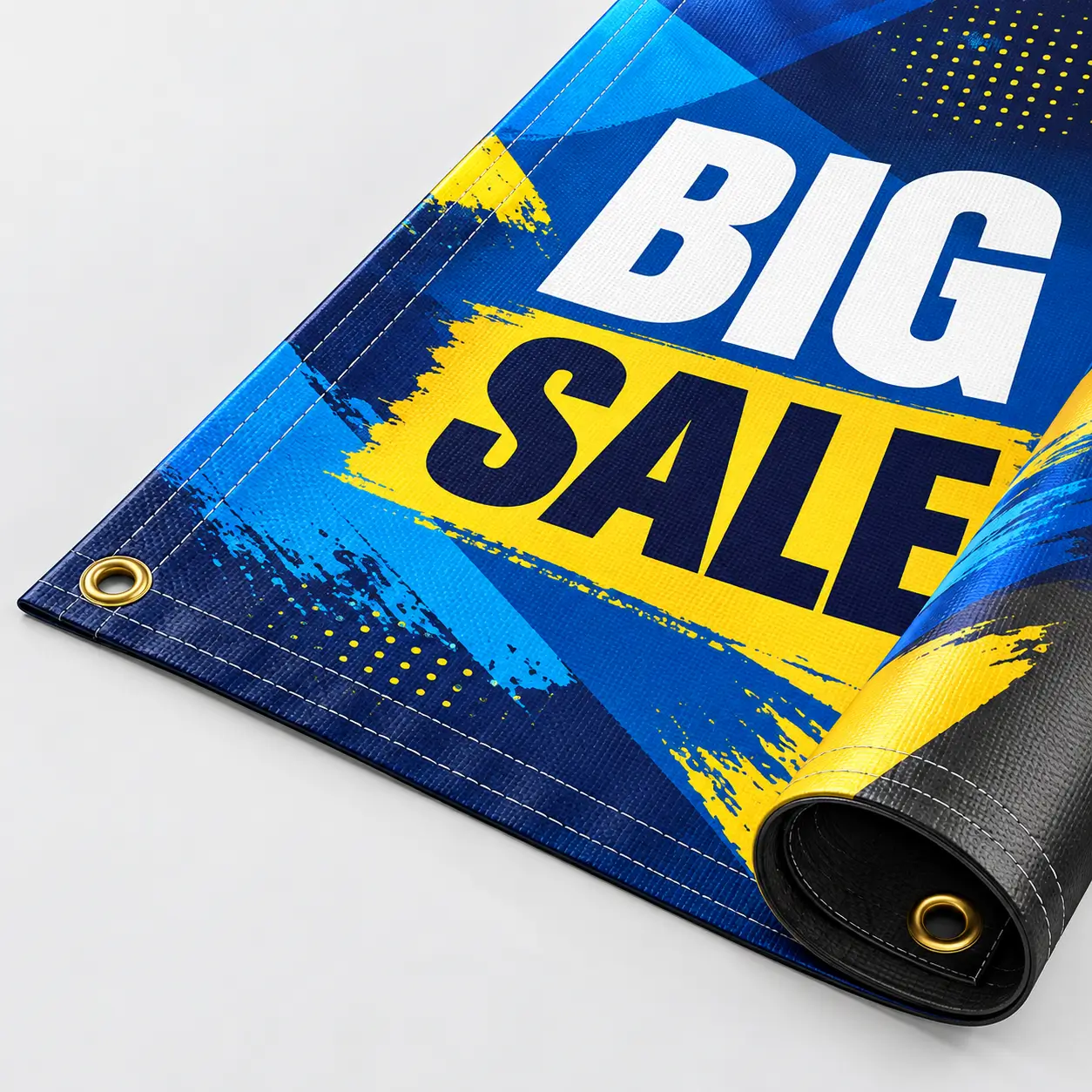 Custom 18 oz blockout vinyl banner printed