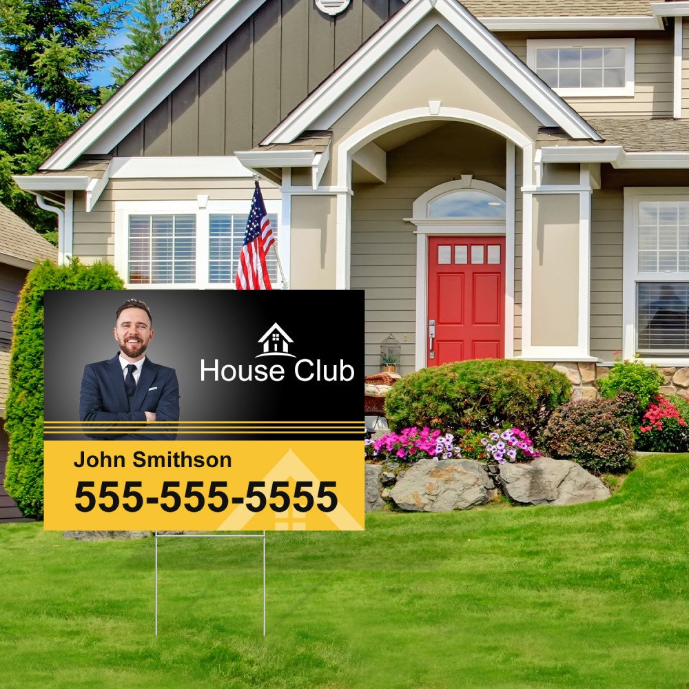 Custom coroplast sign in Tampa Florida