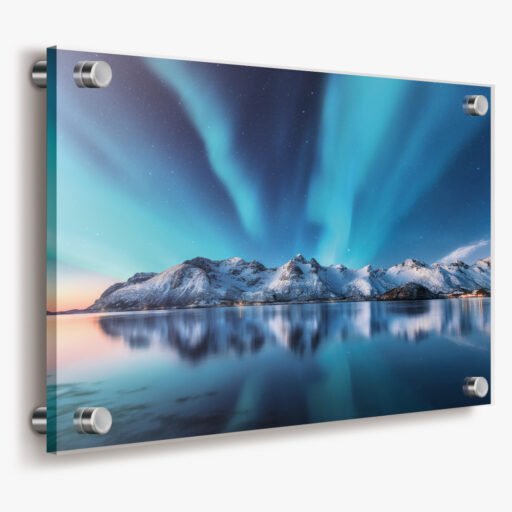 Plexiglass print display in Tampa Bay