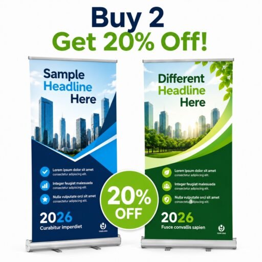 Standard Retractable (Buy 2 Get 20% Off)