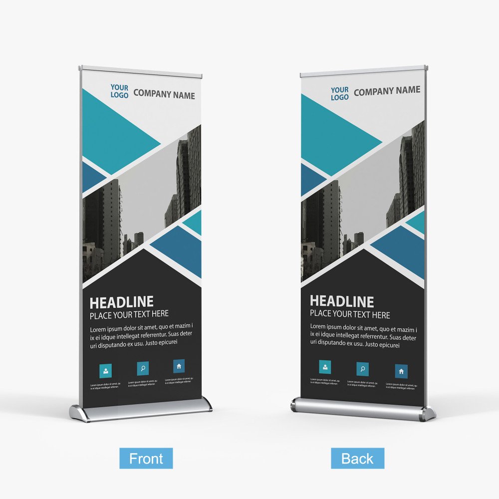 Deluxe retractable banner stand in Tampa Bay