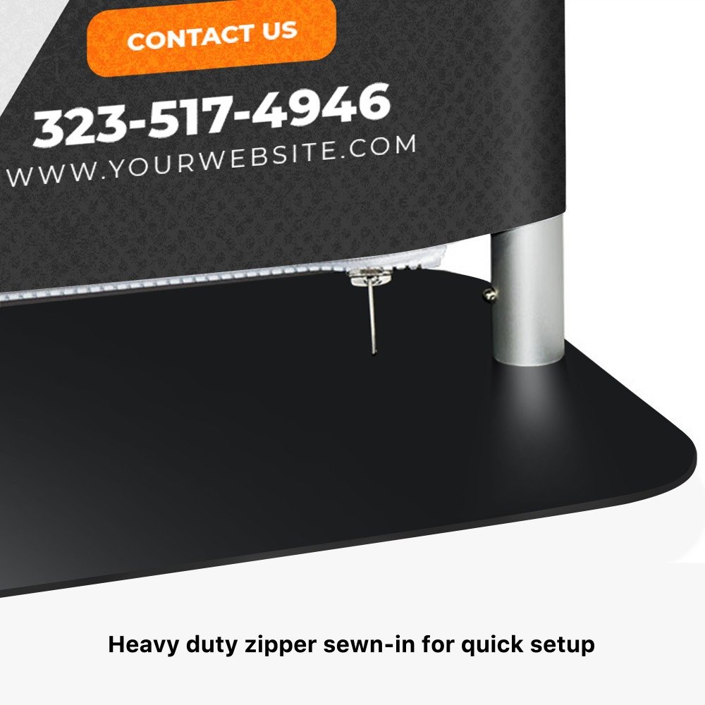 Indoor fabric display stand in Tampa