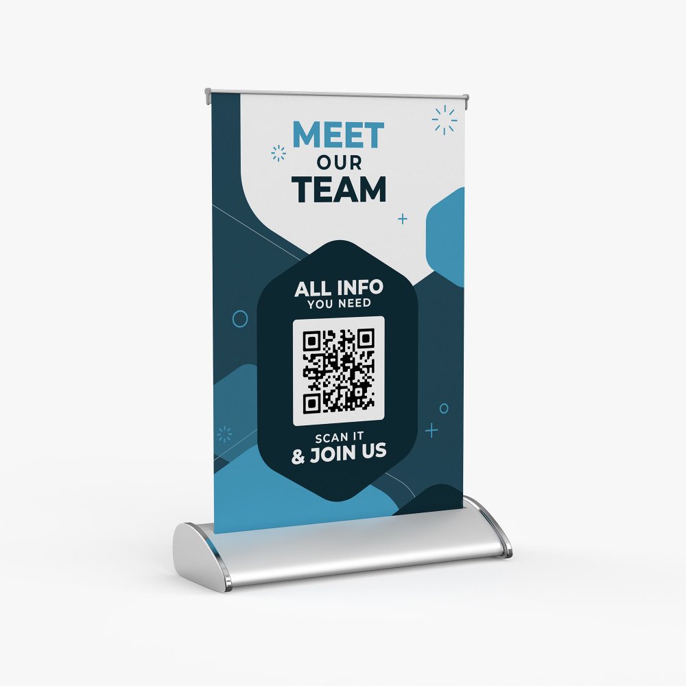 Mini retractable banner stand in Tampa Florida