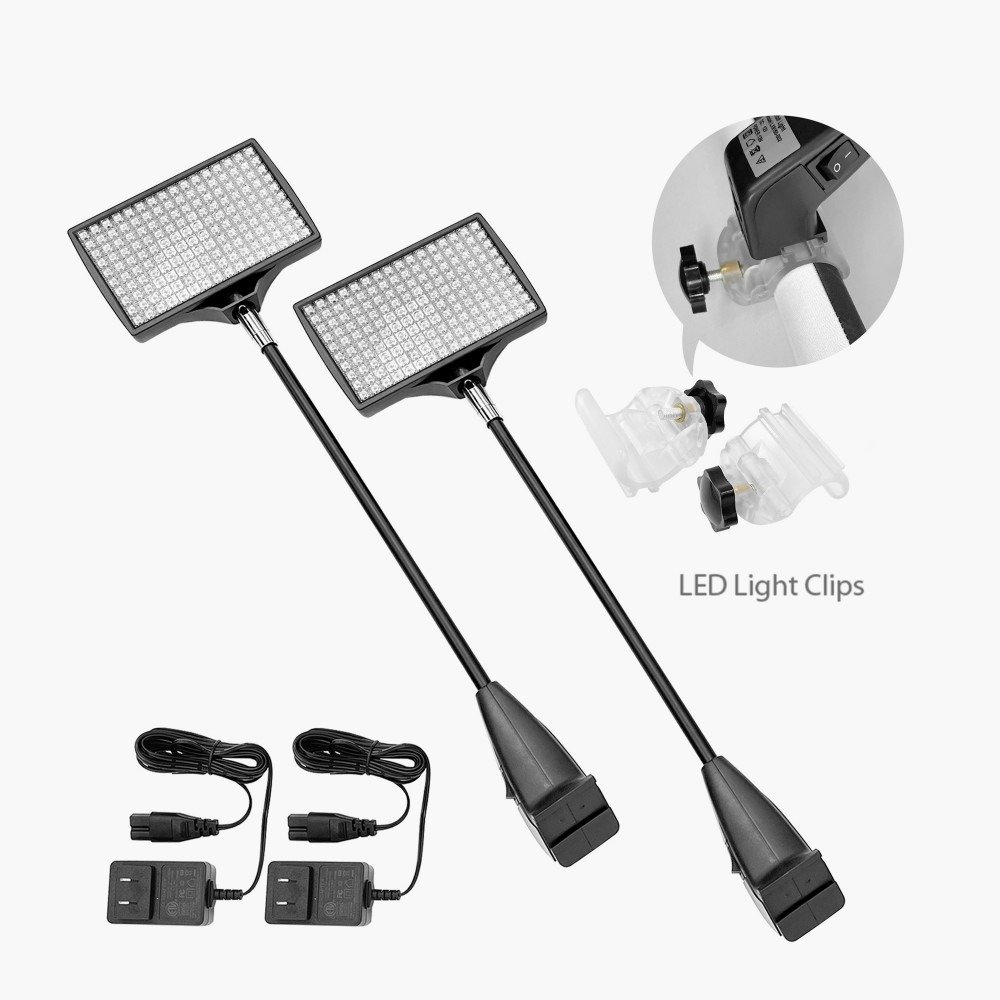 Tension fabric stand with LED lights in USA