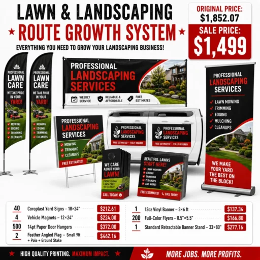 Lawn & Landscaping Route Growth System
