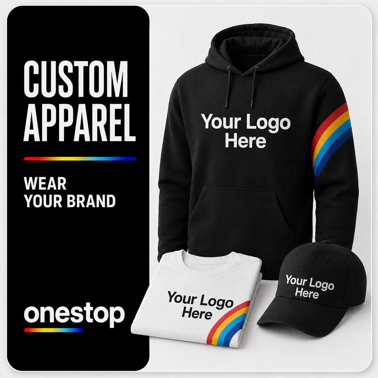 Custom printed T-shirts and hoodies from OneStop Design & Print in Tampa